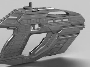sci fi pistol 3D Model