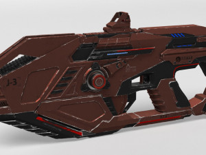 plasma rifle rtx j3 3D Model