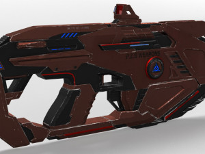 plasma rifle rtx j3 3D Model