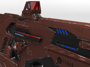 plasma rifle rtx j3 3D Model