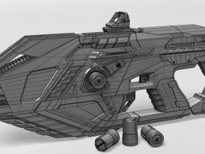 plasma rifle rtx j3 3D Model