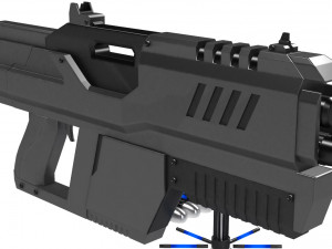 grenade launcher plasma cluster grenades futuristic war warfare army military 3Dモデル