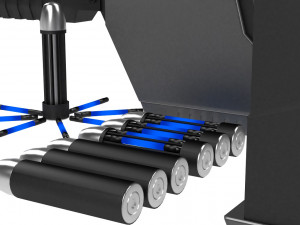 grenade launcher plasma cluster grenades futuristic war warfare army military 3Dモデル