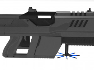 grenade launcher plasma cluster grenades futuristic war warfare army military 3Dモデル