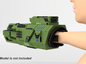 gauntlet trn x3 Modèle 3D