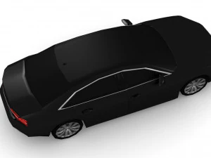 audi a8l w12 3D Model
