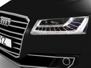 audi a8l w12 3D-Modell