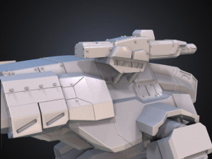 fanart battletech marauder assembly kit 3D-Druckmodell