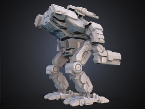 fanart battletech marauder assembly kit 3D-Druckmodell