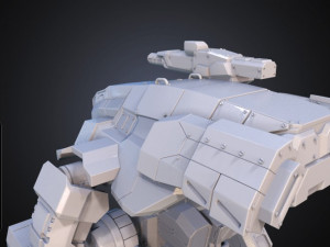 fanart battletech marauder assembly kit 3D-Druckmodell