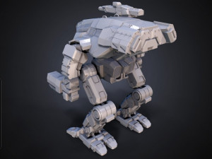 fanart battletech marauder assembly kit 3D-Druckmodell