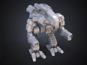 fanart battletech marauder assembly kit 3D-Druckmodell