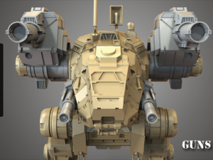 mechwarrior catapult assembly model warfare set 3D Print Model
