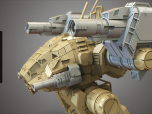 mechwarrior catapult assembly model warfare set 3D Print Model