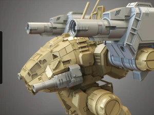 mechwarrior catapult assembly model warfare set 3D Print Model