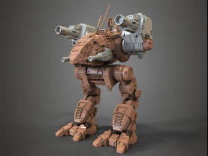 mechwarrior catapult assembly model warfare set 3D Print Model