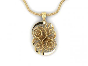 ciondolo ultravisivo Modello di stampa 3D