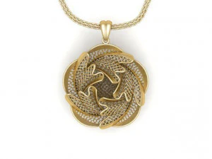 ciondolo ultravisivo Modello di stampa 3D