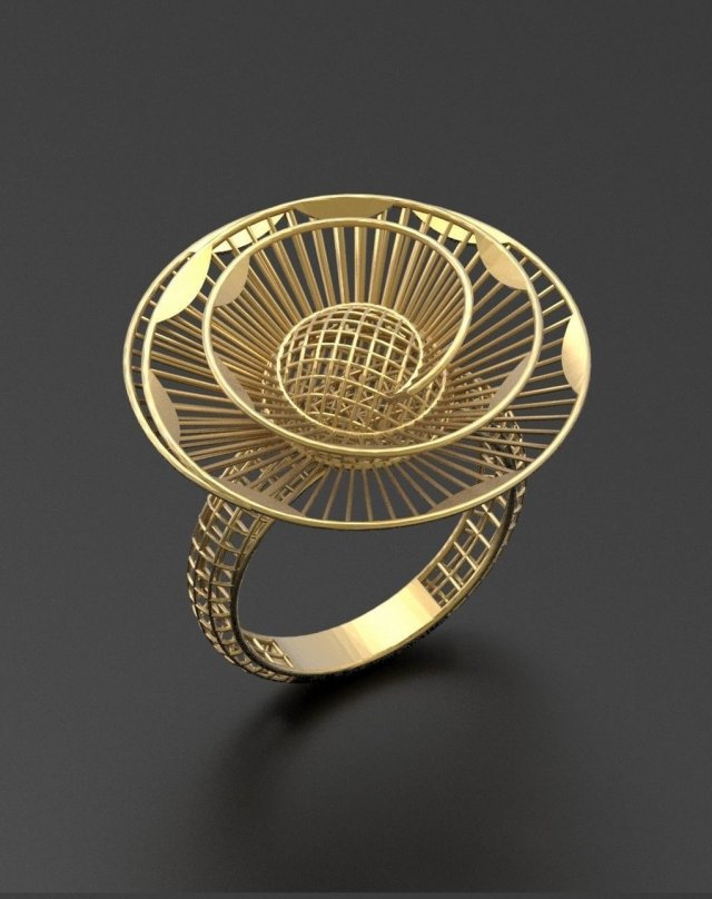 ultra vision ring 3D Print Model .c4d .max .obj .3ds .fbx .stl .blend