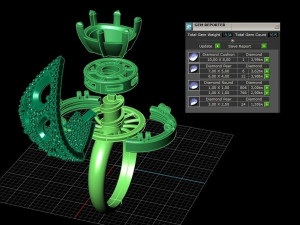 ring for woman exclusive 3D प्रिंट मॉडल