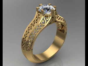 nişan y&uuml;z&uuml;ğ&uuml; 3D Baskı Modeli