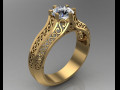 engagement ring 3Dプリントモデル