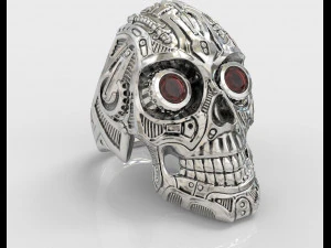 skull ring 3D Print Model