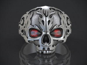 ring skull 3D प्रिंट मॉडल