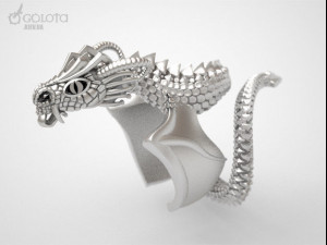 flying dragon ring 3D Print Model