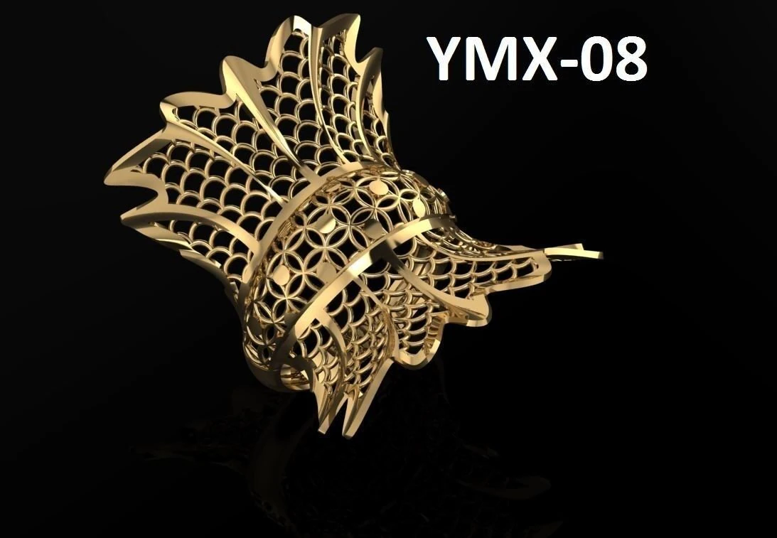 fusion-fashion ring 3D Print Model .c4d .max .obj .3ds .fbx .stl .blend 
