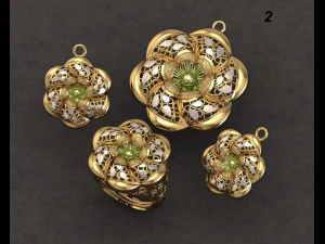 definir j&oacute;ias de ouro Modelo de Impressão 3D