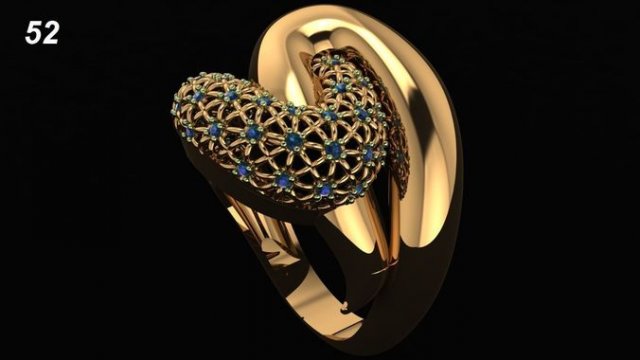 ring engagment 3D-Druckmodell .c4d .max .obj .3ds .fbx .stl .blend 