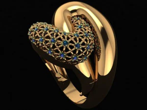 anello di fidanzamento Modello di stampa 3D