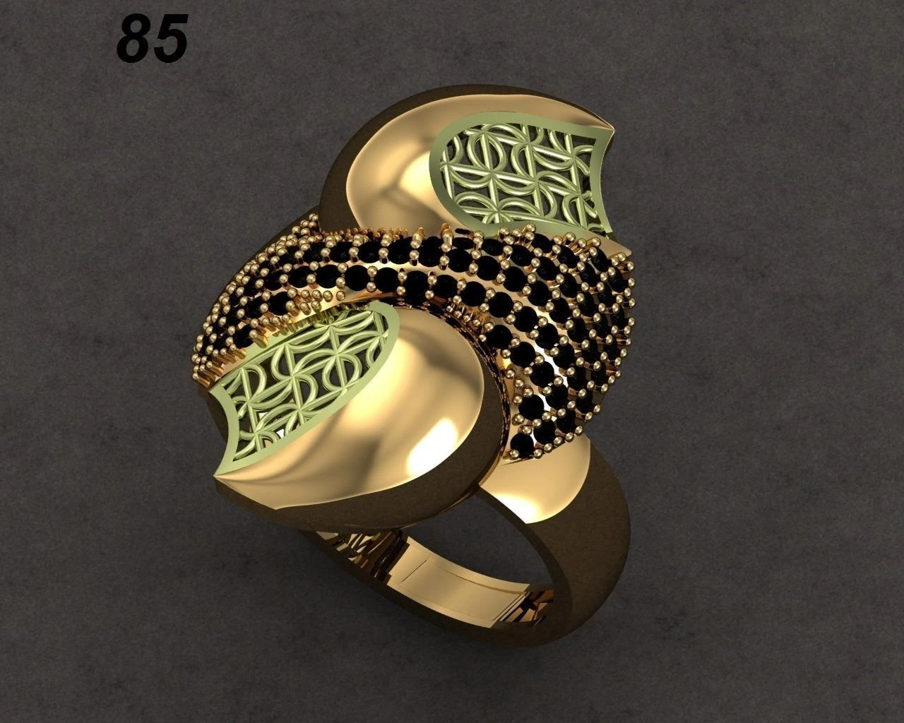 अंगूठी सगाई 3D प्रिंट मॉडल .c4d .max .obj .3ds .fbx .stl .blend 