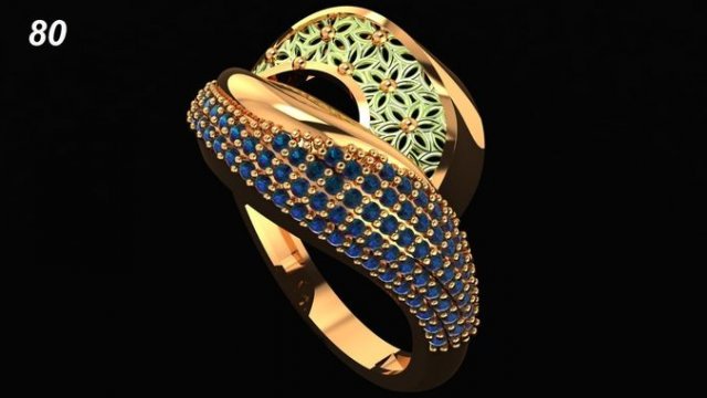 ring engagment 3D Print Model .c4d .max .obj .3ds .fbx .stl .blend 