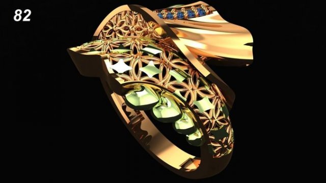ring engagment 3D Print Model .c4d .max .obj .3ds .fbx .stl .blend 