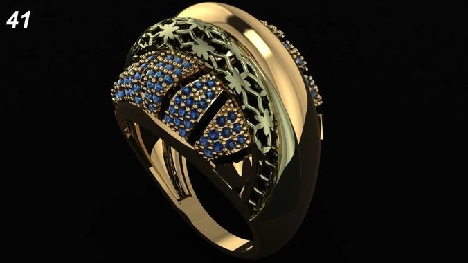 ring engagment 3D Print Model .c4d .max .obj .3ds .fbx .stl .blend
