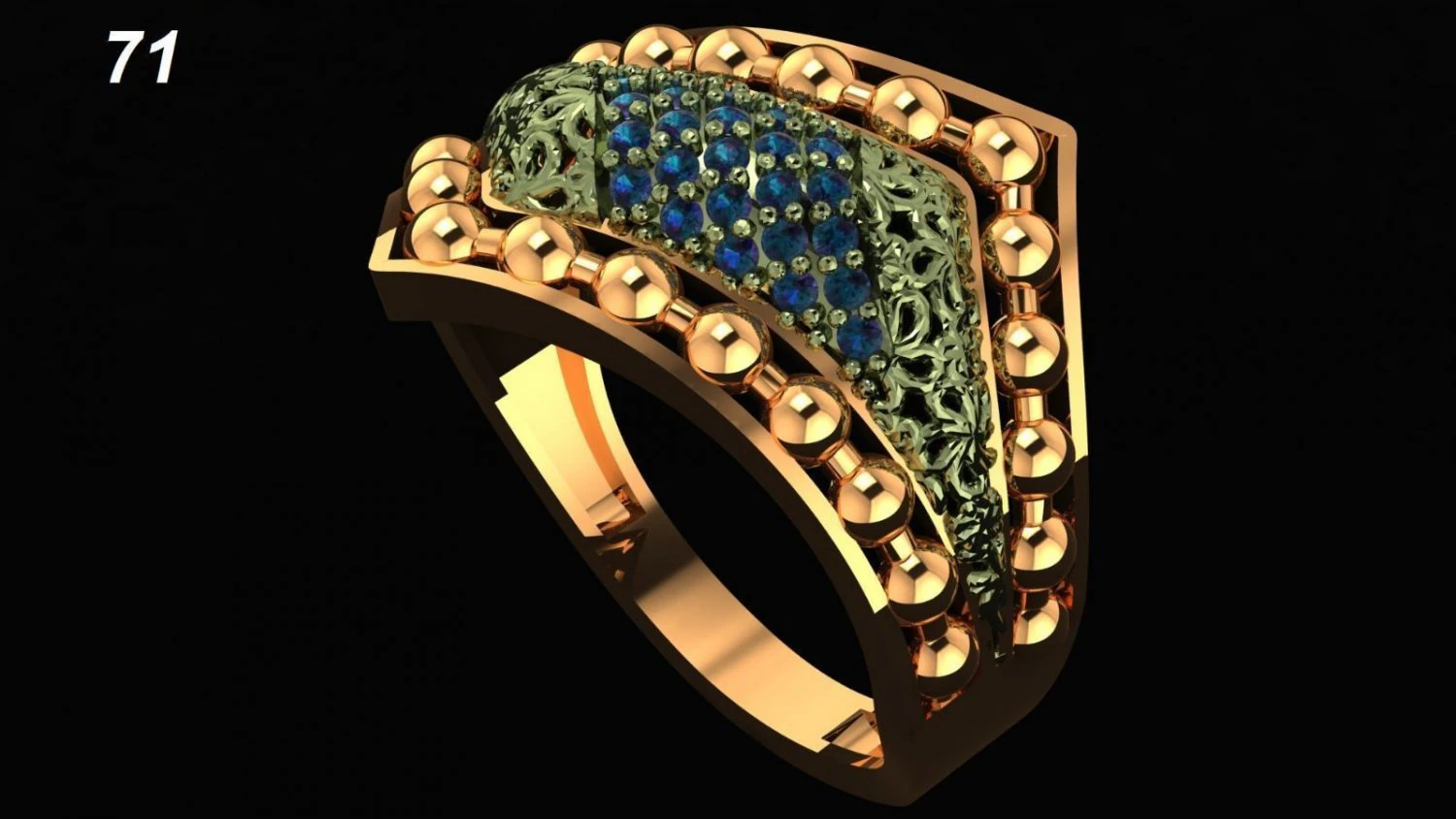 ring engagment 3D Print Model .c4d .max .obj .3ds .fbx .stl .blend 