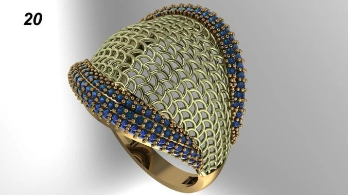 ring engagment 3D Print Model .c4d .max .obj .3ds .fbx .stl .blend