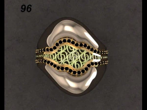 y&uuml;z&uuml;k nişan 3D Baskı Modeli