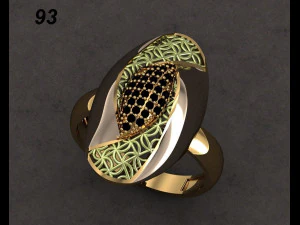 婚約指輪 3Dプリントモデル