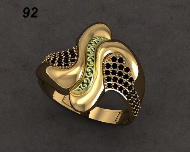 ring engagment 3D Print Model .c4d .max .obj .3ds .fbx .stl .blend 