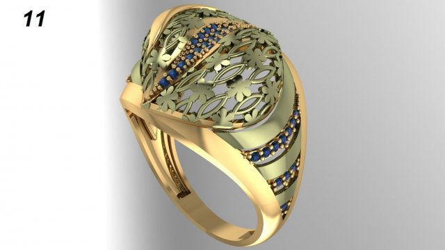 ring engagment 3D Print Model .c4d .max .obj .3ds .fbx .stl .blend 