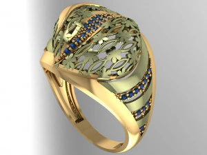 Ringverlobung 3D Druckmodell