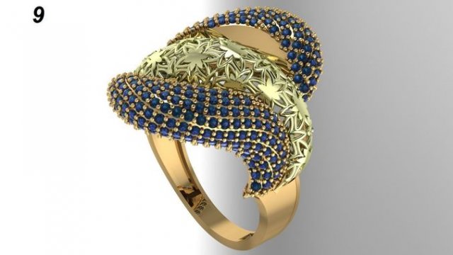 ring engagment Model Cetak 3D .c4d .max .obj .3ds .fbx .stl .blend 