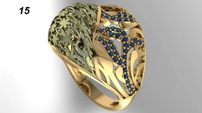 ring engagment 3D Print Model .c4d .max .obj .3ds .fbx .stl .blend