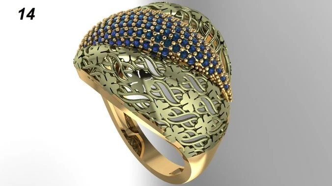 ring engagment 3D Print Model .c4d .max .obj .3ds .fbx .stl .blend 