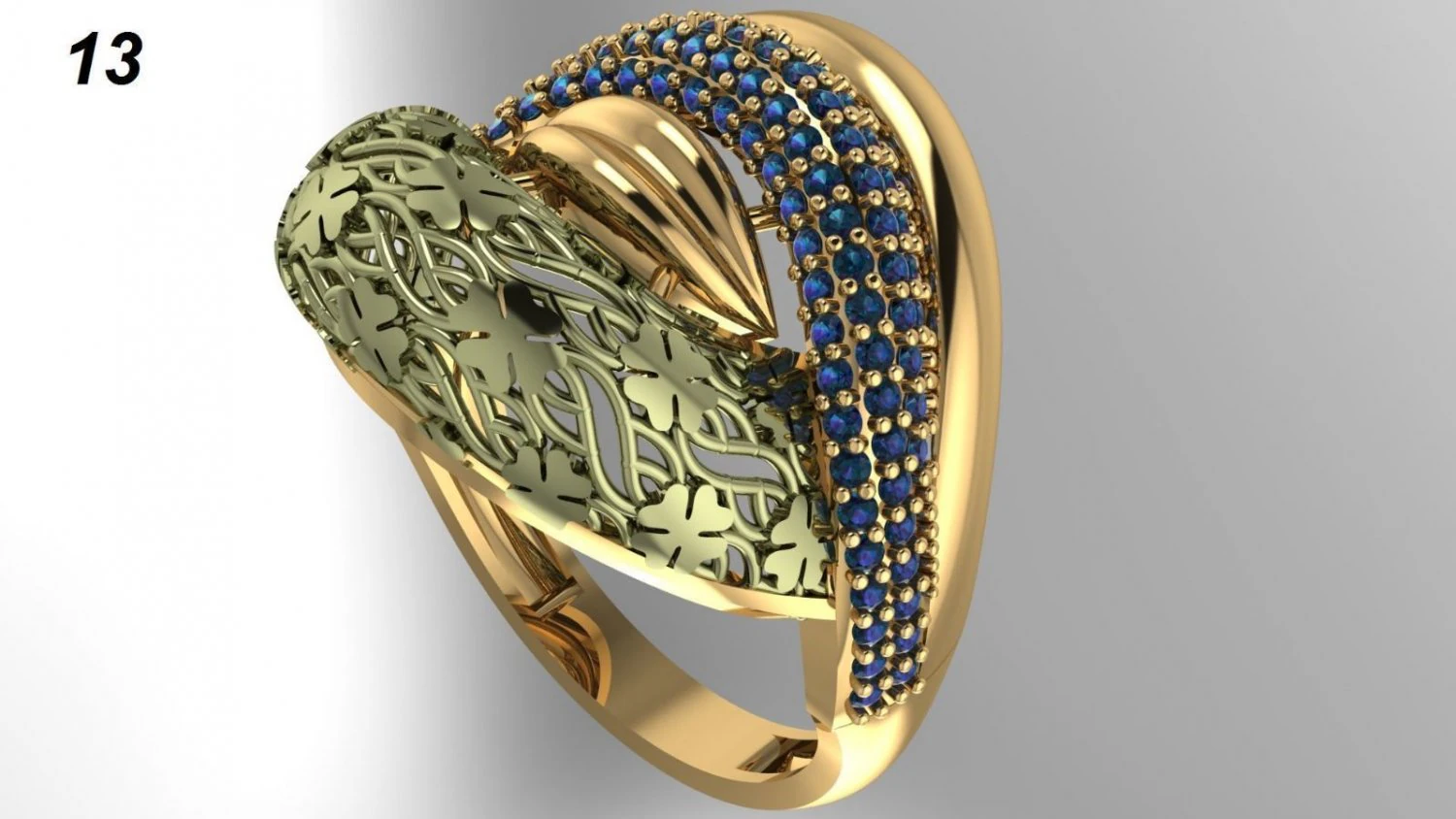 ring engagment 3D Print Model .c4d .max .obj .3ds .fbx .stl .blend 