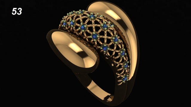 ring engagment 3D Print Model .c4d .max .obj .3ds .fbx .stl .blend 