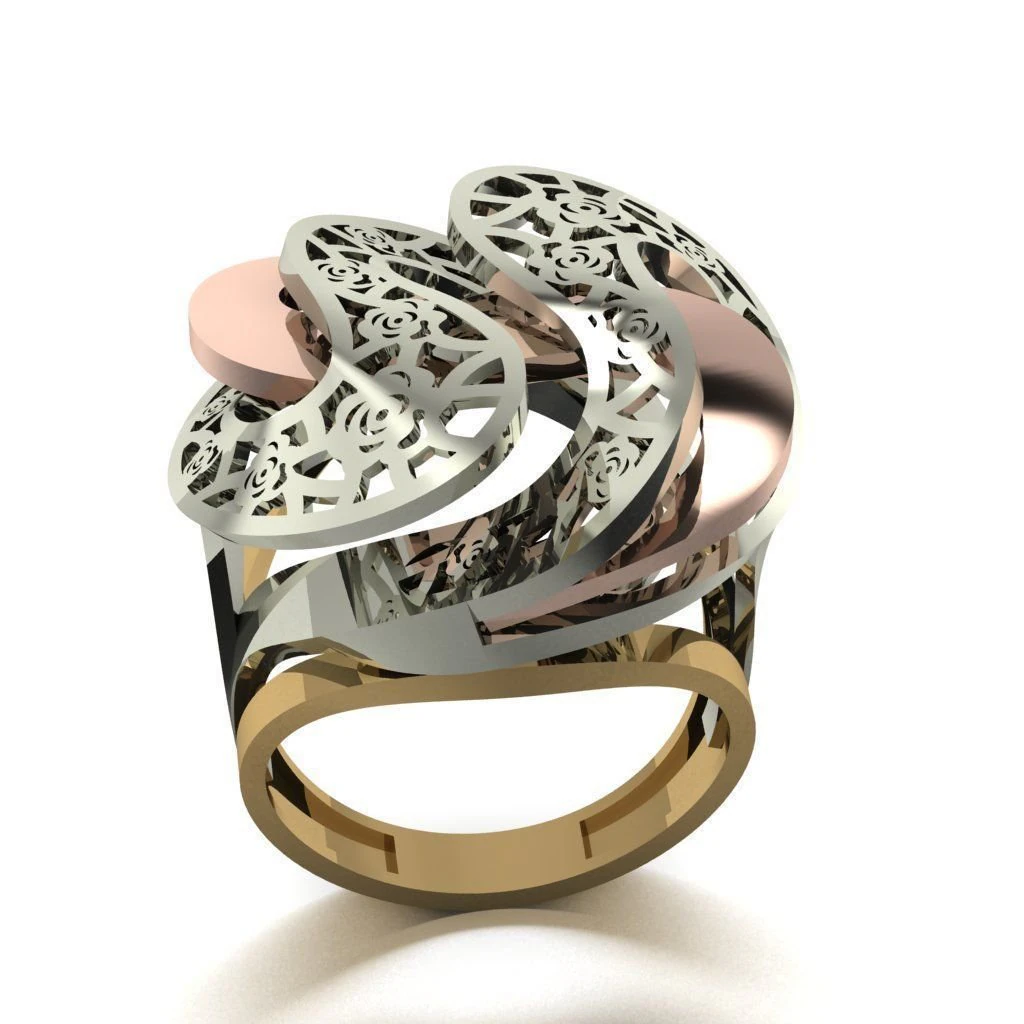 ring engagement without stone 3D Print Model .c4d .max .obj .3ds .fbx .stl .blend 